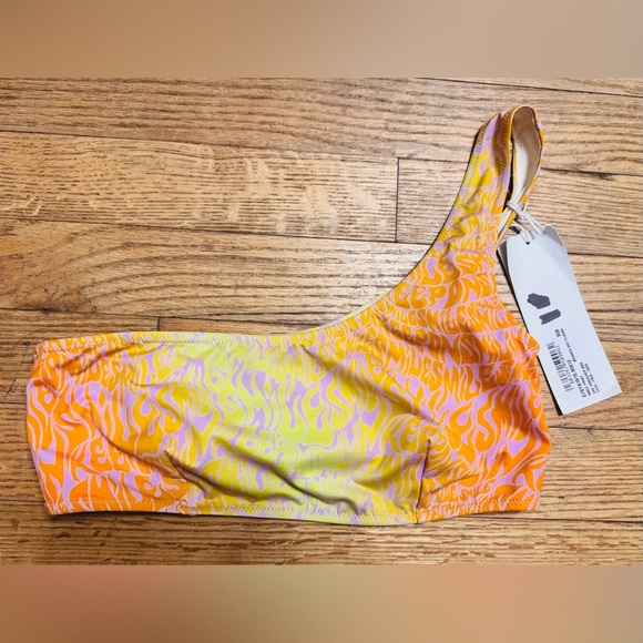 Stella McCartney Smile One-Shoulder Bikini Top - Picture 6 of 9